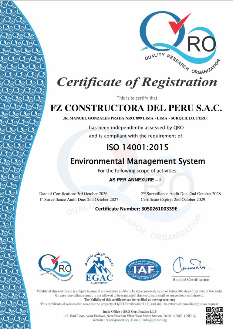 ISO 14001:2015 Environmental Management System